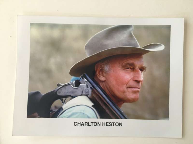 ADVENTURE COMICS - PLANET OF THE APES - 1992 AND PHOTO OF CHARLTON HESTON WHO STARRED INTHE FIRST