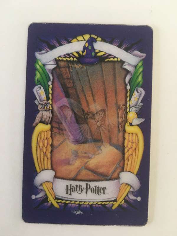 FROG CHOCOLATES 3D HARRY POTTER TRADING CARD - INVISIBILITY CLOAK - WARNER BROTHERS 2001