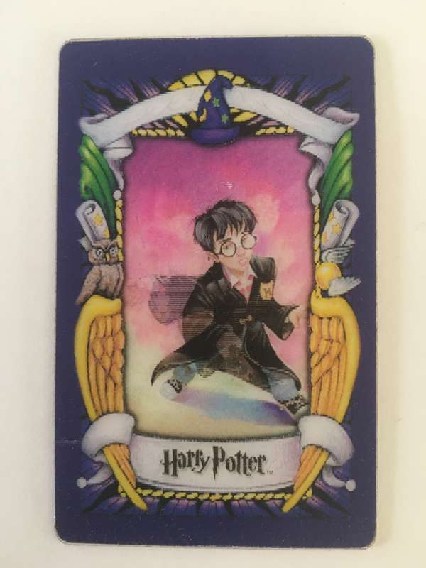 3D HARRY POTTER FROG CHOCOLATE  TRADING CARD - HARRY POTTER - WARNER BROTHERS 2001