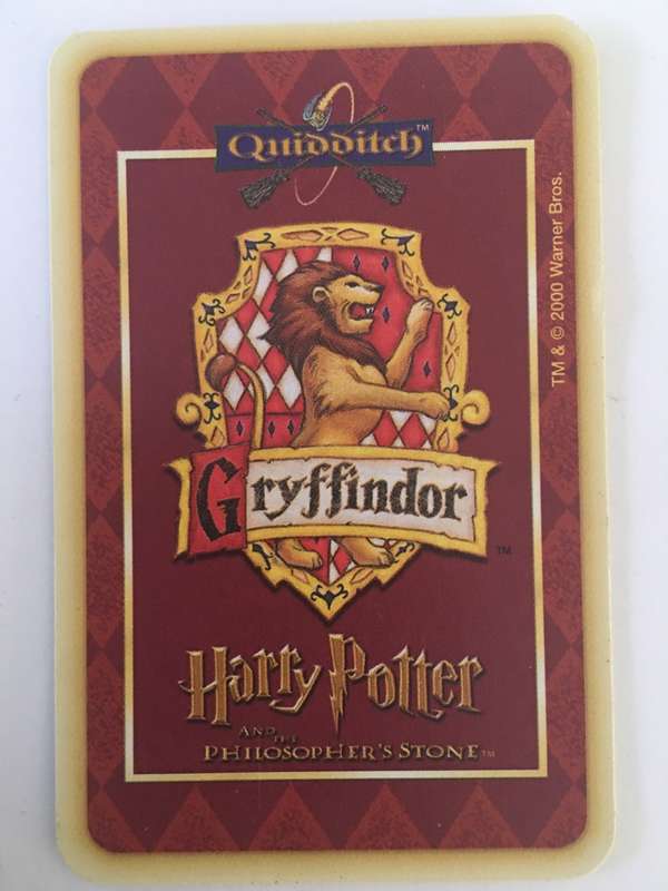 HARRY POTTER AND THE PHILOSOPHER`S STONE - TRADING CARD WARNER BROTHERS 2000 - CHASER -