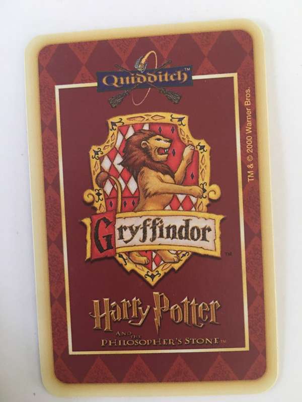 HARRY POTTER AND THE PHILOSOPHER`S STONE - TRADING CARD WARNER BROTHERS 2000 - SEEKER -