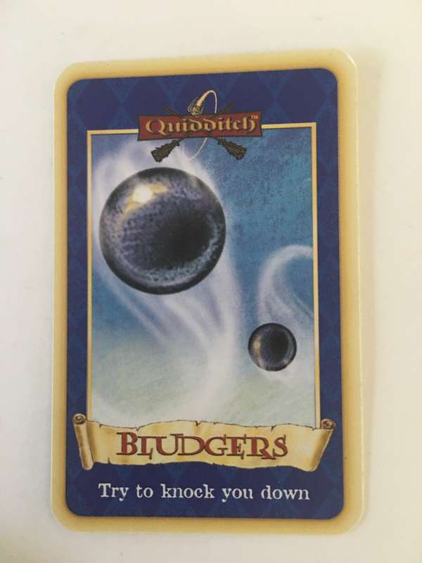 HARRY POTTER AND THE PHILOSOPHER`S STONE - TRADING CARD WARNER BROTHERS 2000 - BLUDGERS -