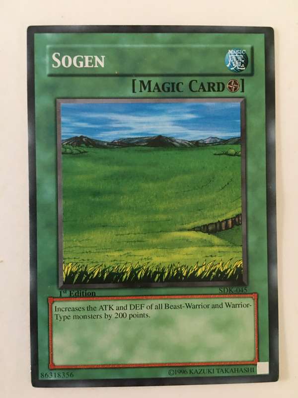 YU-GI-OH TRADING CARD - SOGEN