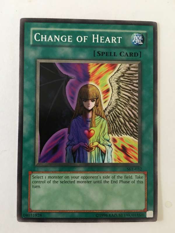 YU-GI-OH TRADING CARD - CHANGE OF HEART