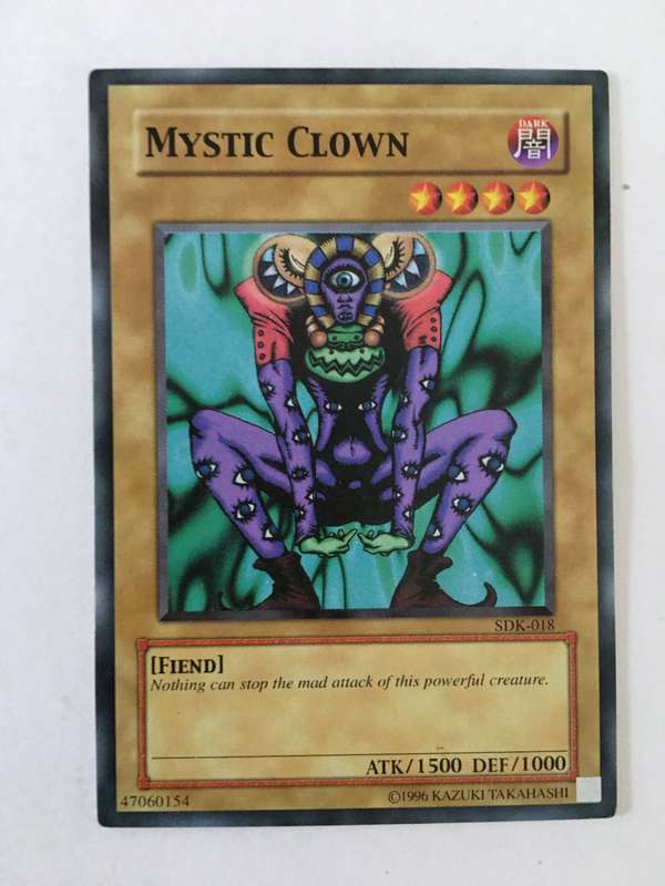 YU-GI-OH TRADING CARD - MYSTIC CLOWN