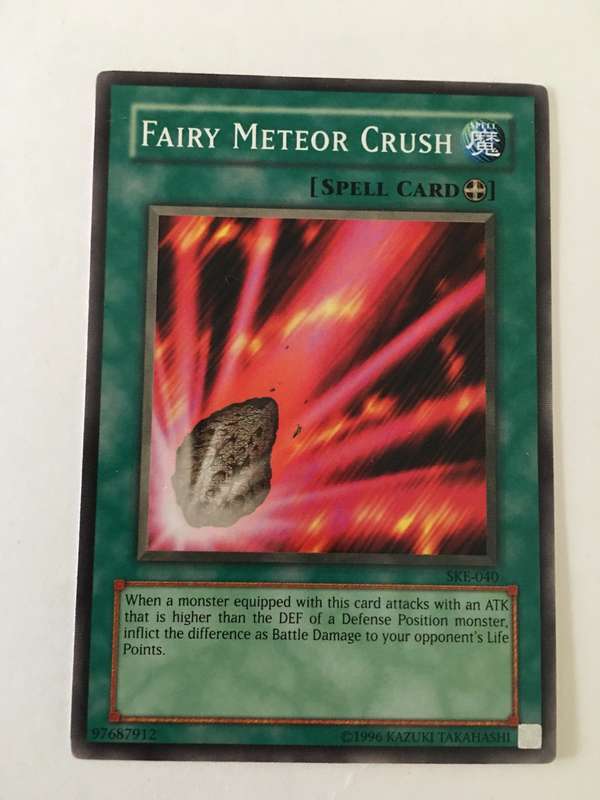YU-GI-OH TRADING CARD - FAIRY METEOR CRUSH