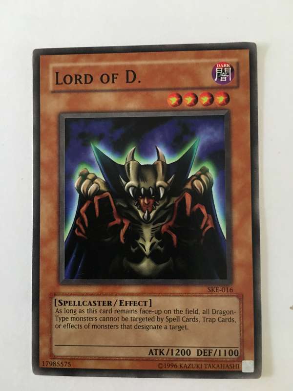 YU-GI-OH TRADING CARD - LORD OF D.