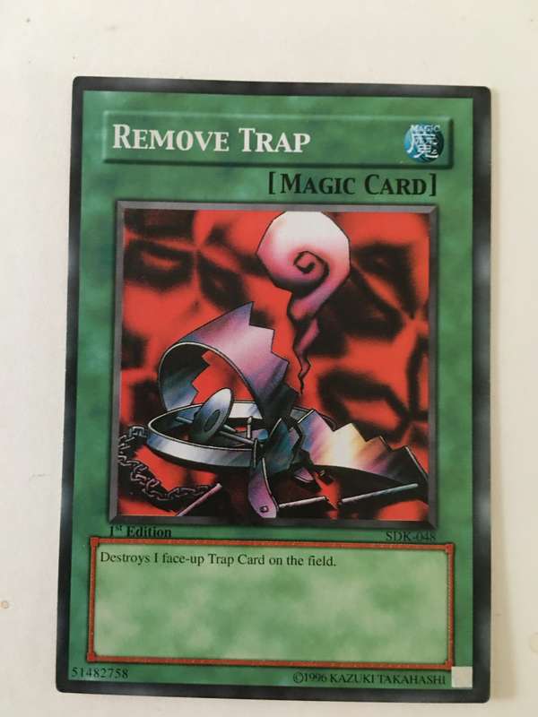 YU-GI-OH TRADING CARD - REMOVE TRAP