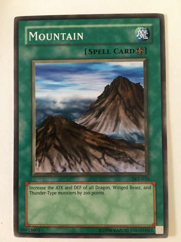 YU-GI-OH TRADING CARD - MOUNTAIN