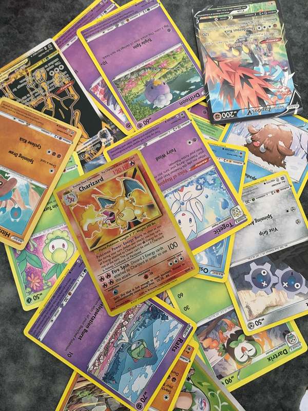 DECK VAULT METAL BOX FULL OF ``REPLICA`` POKEMON CARDS NICE FOR KIDDIES TO PLAY WITH!!! OVER 100