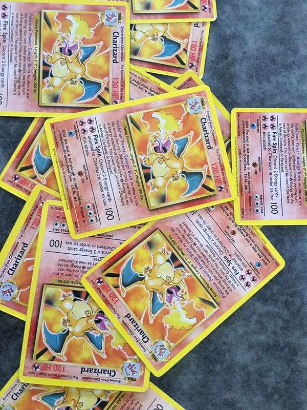 BOX FILLED WITH ``REPLICA`` POKEMON CARDS REAL DC CARDS AND REAL MAGIC THE GATHERING CARDS