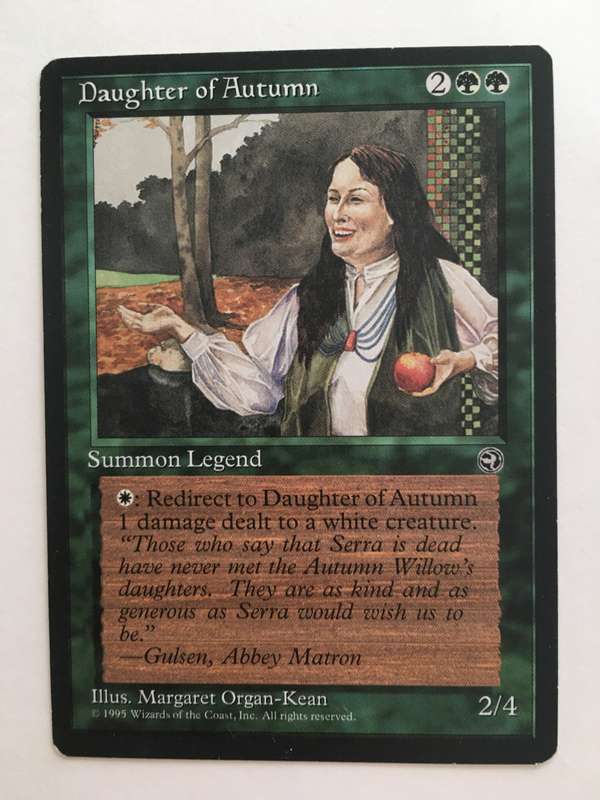 VINTAGE MAGIC THE GATHERING - DAUGHTER OF AUTUMN