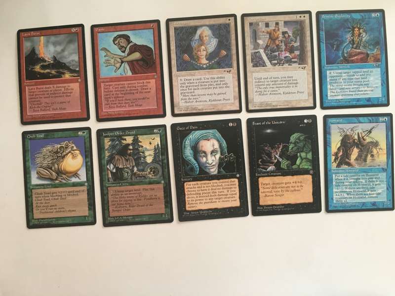 MAGIC THE GATHERING LOT OF 10 CARDS FOR R40 GET YOURS NOW!!!!!