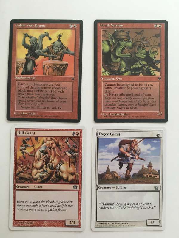 MAGIC THE GATHERING LOT OF 4 CARDS R8 GET YOURS NOW!!!