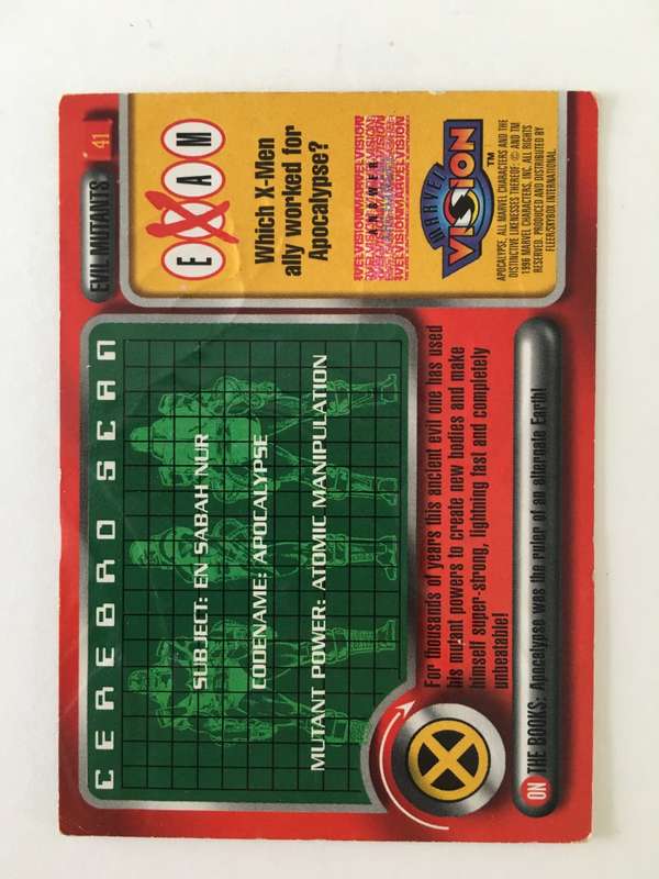 VISION TRADING CARD DC HEROS - APOCALYPSE
