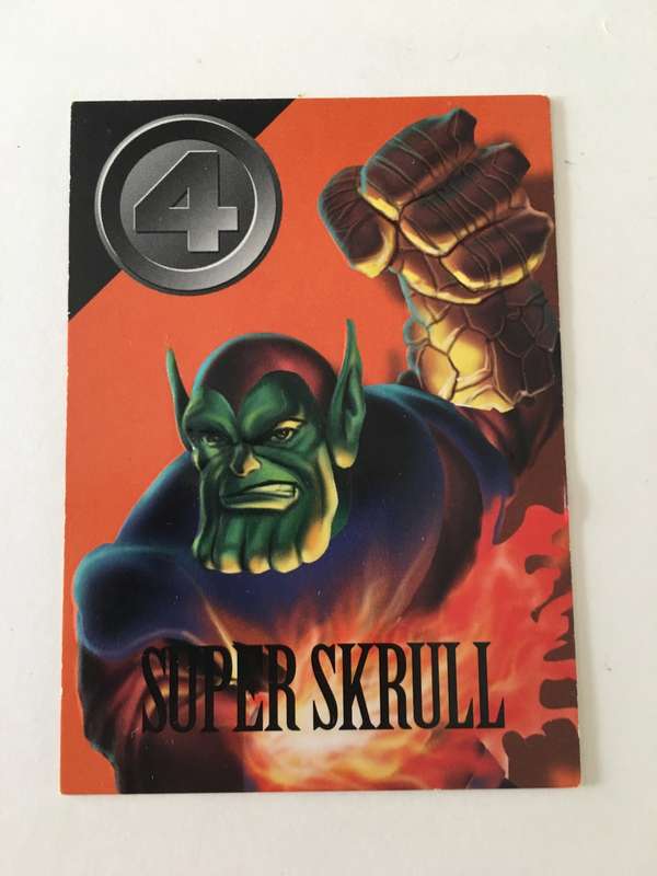 VISION TRADING CARD DC HEROS - SUPER SKRULL