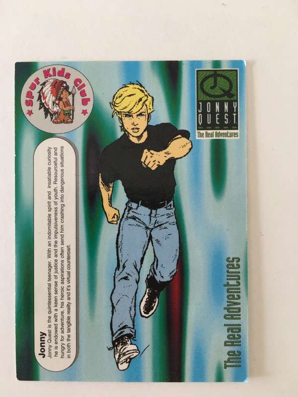 LOVELY TRADING CARD - SPUR KIDS CLUB -JOHNNY QUEST - JONNY 1997