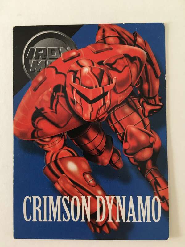 VISION TRADING CARD DC HEROS - CRIMSON DYNAMO