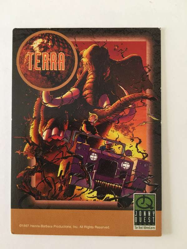 LOVELY TRADING CARD - SPUR KIDS CLUB -JOHNNY QUEST - DR QUEST 1997
