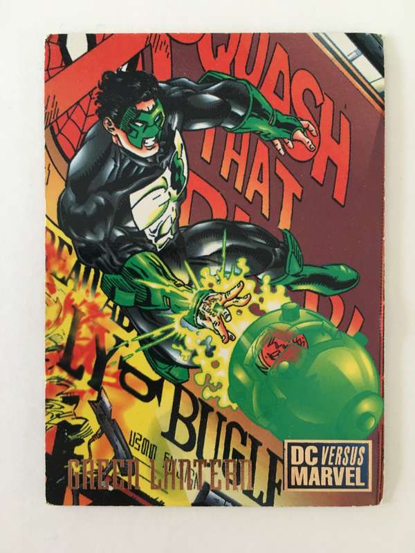 DC VERSUS MARVEL TRADING CARDS - GREEN LANTERN