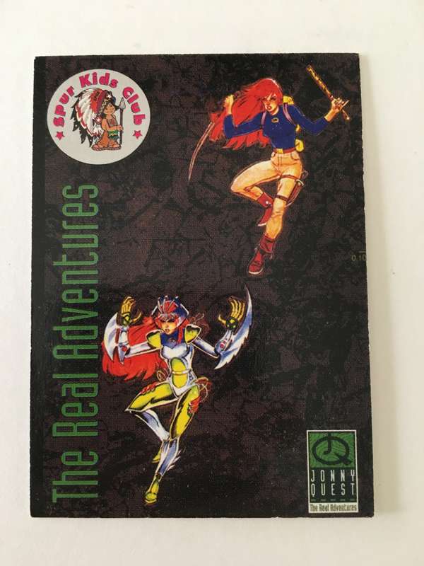 LOVELY TRADING CARD - SPUR KIDS CLUB - THE REAL ADVENTURES  -  1997