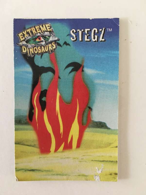 KFC 3 VINTAGE TRADING CARDS - EXTREME DINOSAURS  1998 X 3