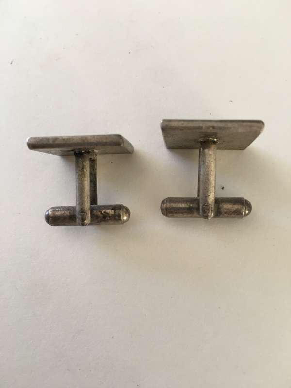 VINTAGE MENS CUFFLINKS  WITH LETTER S