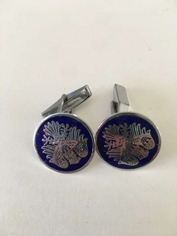 LOVELY VINTAGE EAGLE CUFF LINKS
