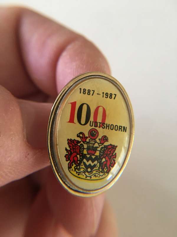 LOVELY VINTAGE - CENTENARY OUDSHOORN 1887-1987 MENS CUFF LINKS