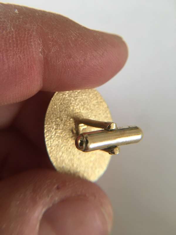 LOVELY VINTAGE - CENTENARY OUDSHOORN 1887-1987 MENS CUFF LINKS