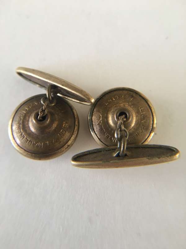 LOVELY VINTAGE TO ANTIQUE  MENS  CUFF LINKS