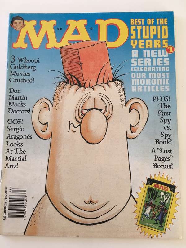 LOVELY VINTAGE MAD MAGAZINE  NO. 17 BEST OF THE STUPID YEARS