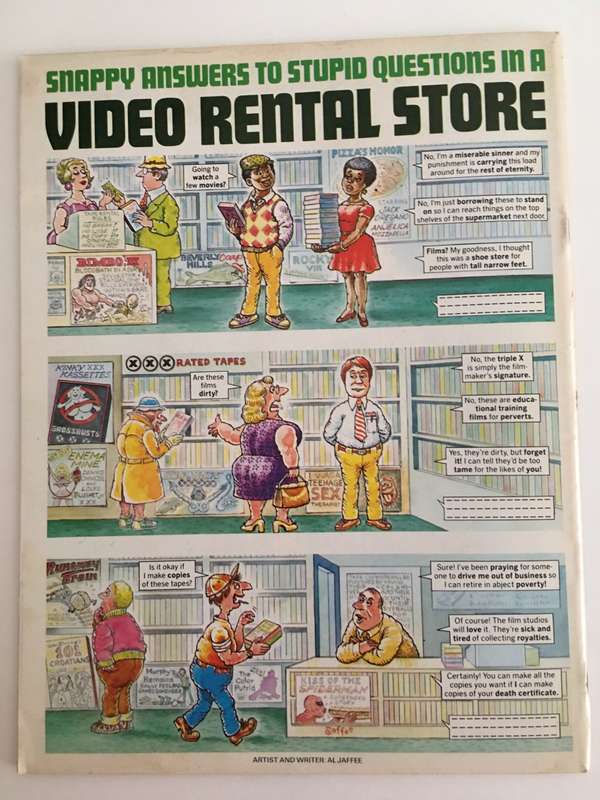 VINTAGE MAD MAGAZINE - NO. 264 JULY 1986