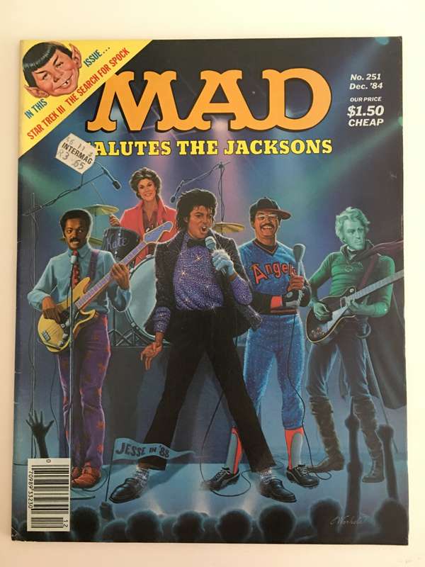VINTAGE  MAD MAGAZINE  NO. 251  DECEMBER 1984