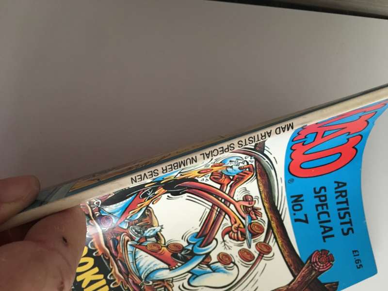 VINTAGE MAD MAGAZINE - ARTISTS SPECIAL NO. 7  PRINTED IN FINLAND