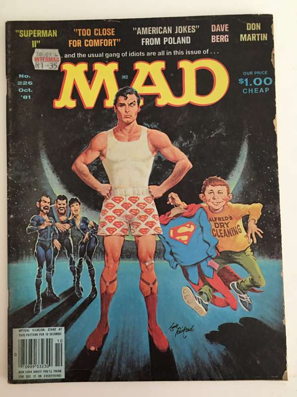 VINTAGE MAD MAGAZINE - NO. 226 - OCT. 81