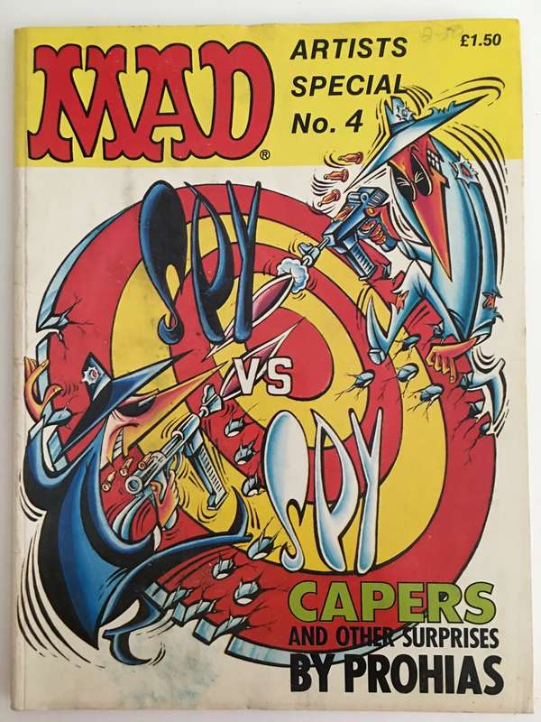 VINTAGE MAD MAGAZINE - ARTISTS SPECIAL NO. 4  PRINTED IN FINLAND