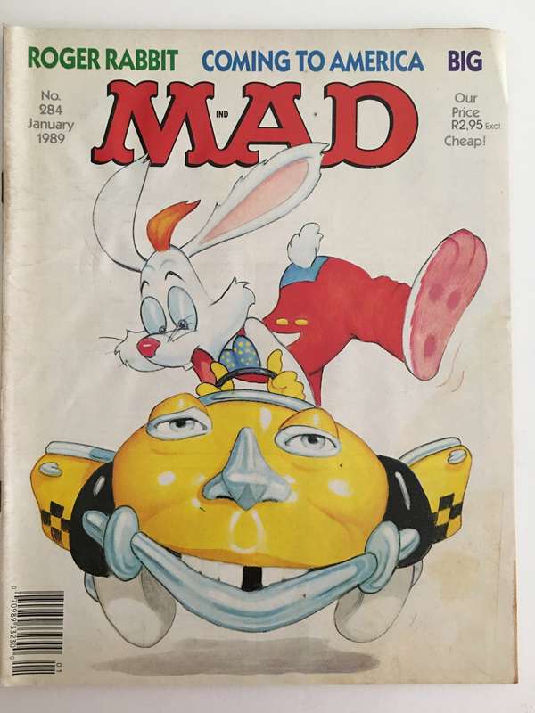 VINTAGE MAD MAGAZINE- NO. 284 JANUARY 1989