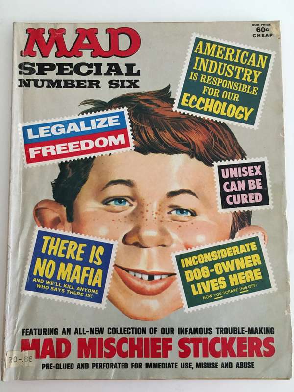VINTAGE MAD MAGAZINE - MAD SPECIAL NUMBER 6 - 1971