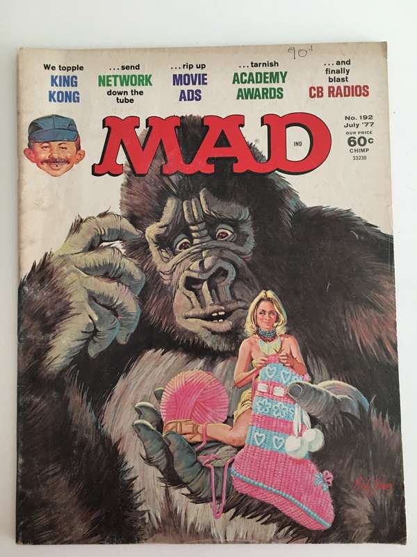 VINTAGE MAD MAGAZINE-  VOL. 1 NO. 192 - 1977