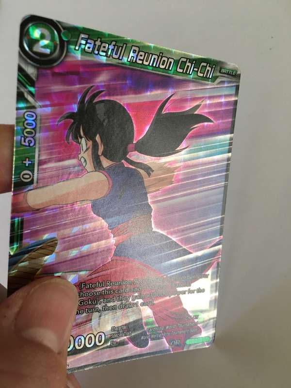DRAGON BALL Z TRADING CARD -  FOIL CARD / SHINY  - FATEFUL REUNION CHI-CHI