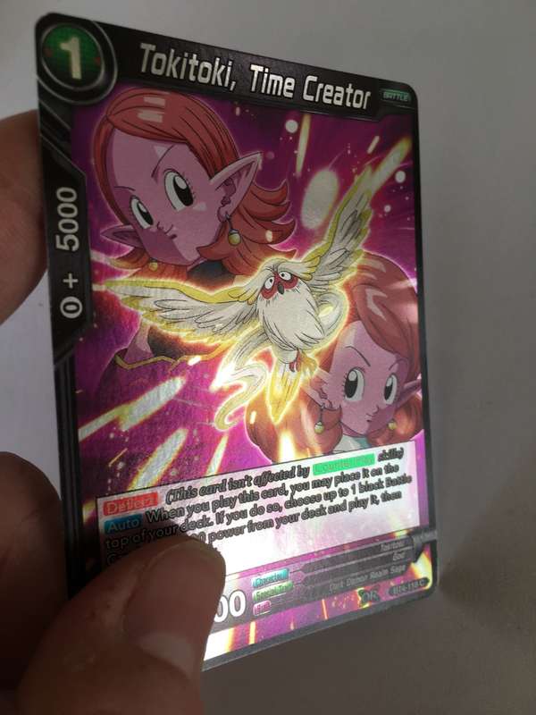 DRAGON BALL Z TRADING CARD -  FOIL CARD / SHINY  -  TOKITOKI TIME CREATOR