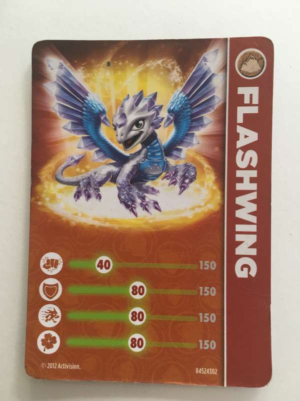 SKYLANDERS  TRADING CARDS  - FLASHWING