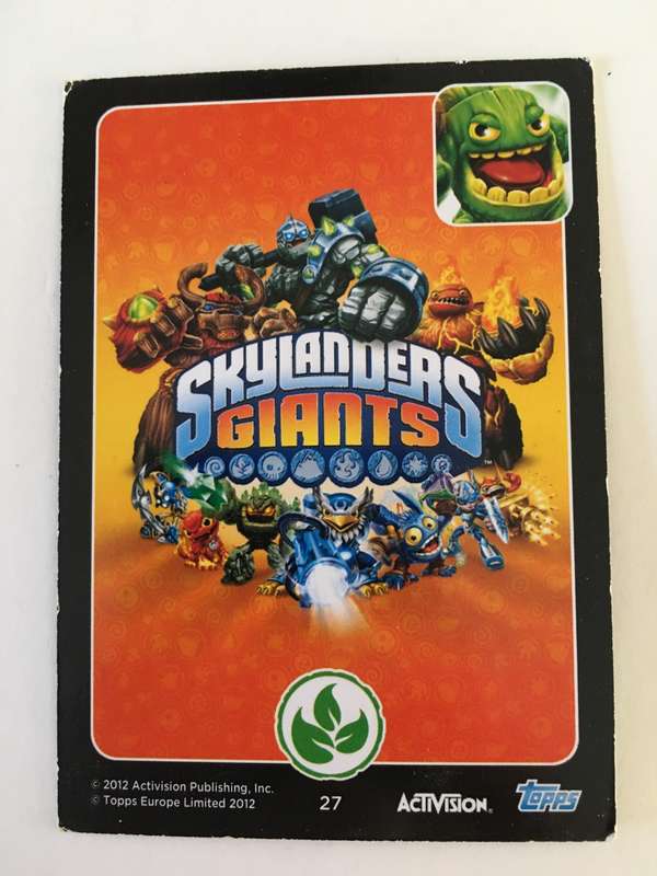 TOPPS - SKYLANDERS - TRADING CARD - ZOOK