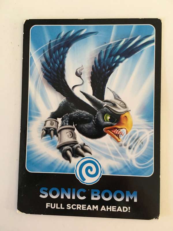 TOPPS - SKYLANDERS - TRADING CARD - SONIC BOOM