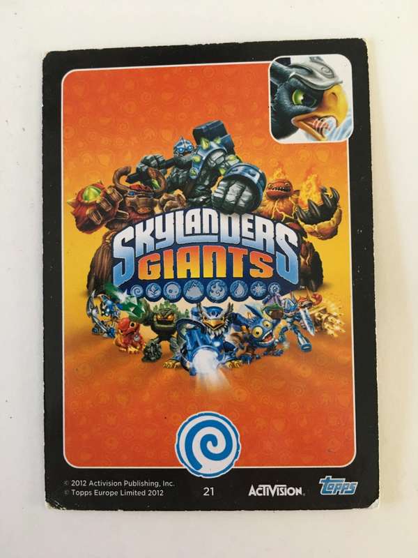 TOPPS - SKYLANDERS - TRADING CARD - SONIC BOOM