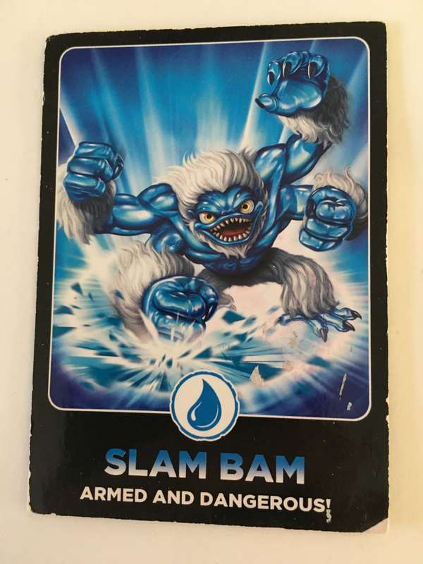 TOPPS - SKYLANDERS - TRADING CARD - SLAM BAM