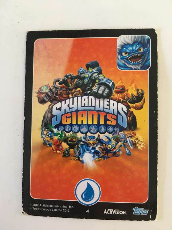 TOPPS - SKYLANDERS - TRADING CARD - SLAM BAM