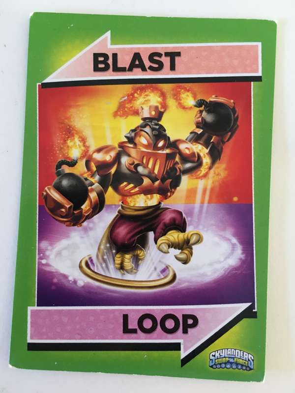 TOPPS SKYLANDERS TRADING CARD - BLAST LOOP