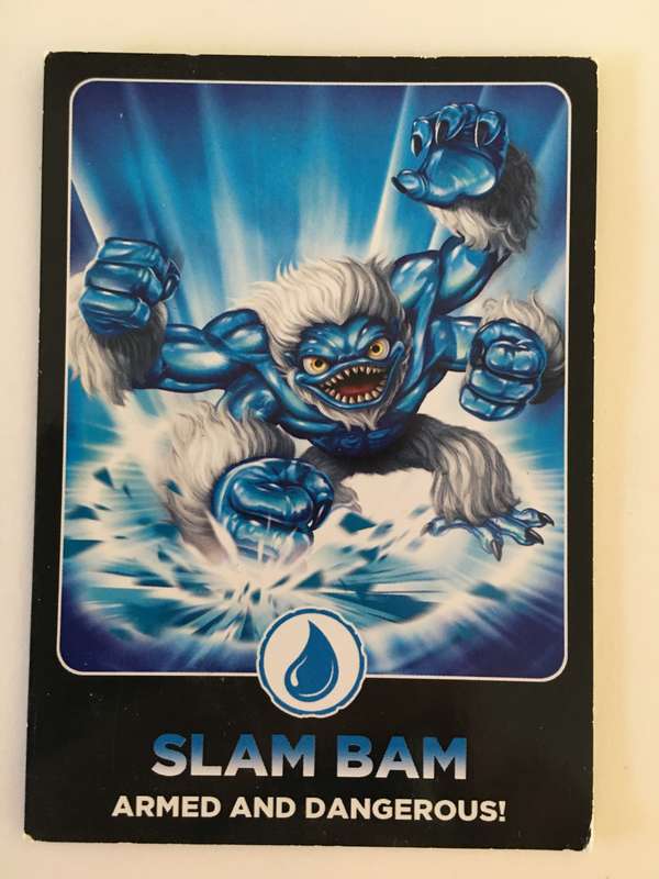TOPPS SKYLANDERS TRADING CARD - SLAM BAM